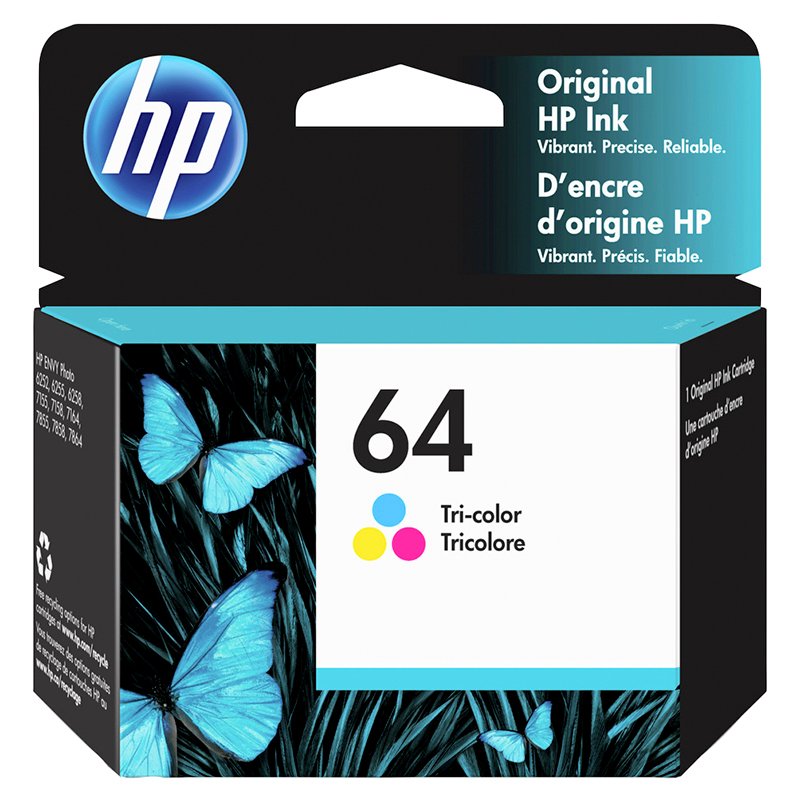 HP 64 Color Original Ink Cartridge