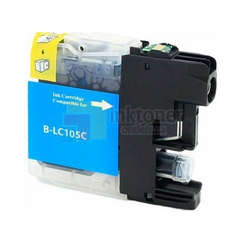 Brother LC105 Cyan Ink Cartridge Compatible