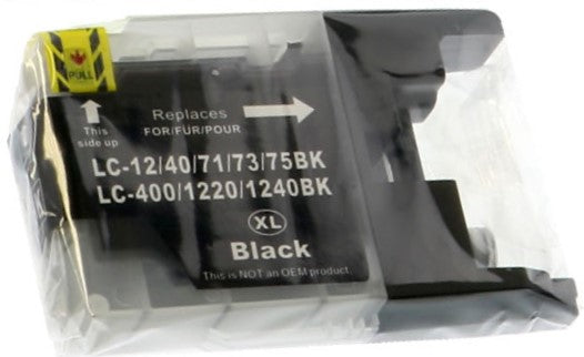 Brother LC71/LC75 Black Ink Cartridge Compatible